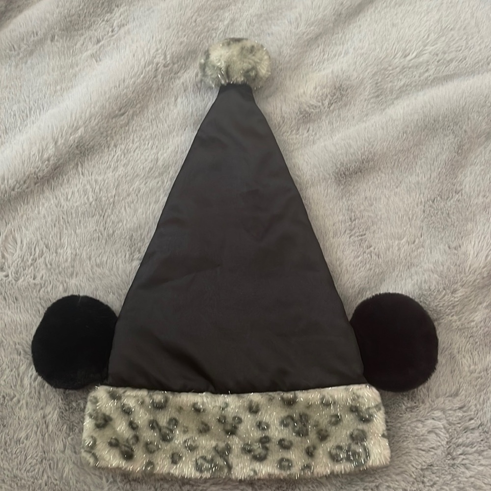 Disneyland Mickey Mouse Ears Hat Santa Christmas Holiday Winter Gear